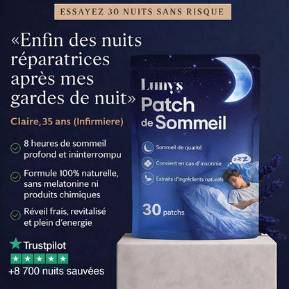 Lunys® – Patch Naturel | Sommeil Facile